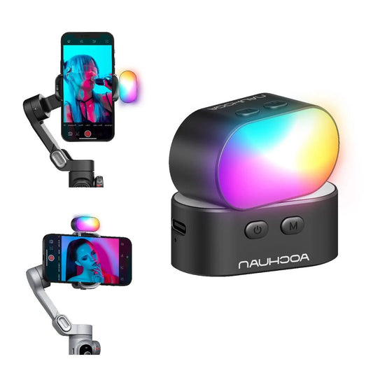 Luce magnetica LED regolabile per video e selfie