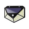 Solar wall lights with sensor -1/2/4/6 pieces, 1000 garden LEDs