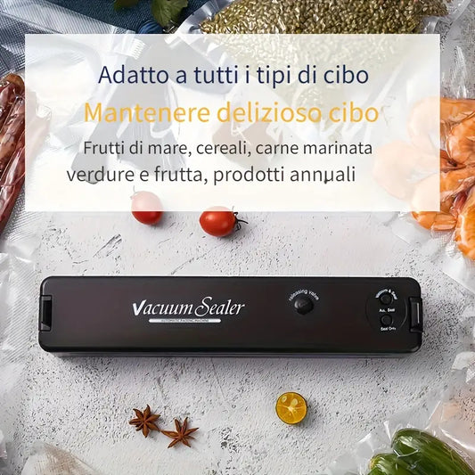 Automatic vacuum machine for food conservation