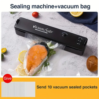 Automatic vacuum machine for food conservation