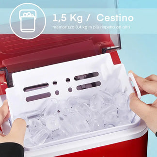 Macchina per Ghiaccio 9 Cubetti in 6 8 Minuti  120 W