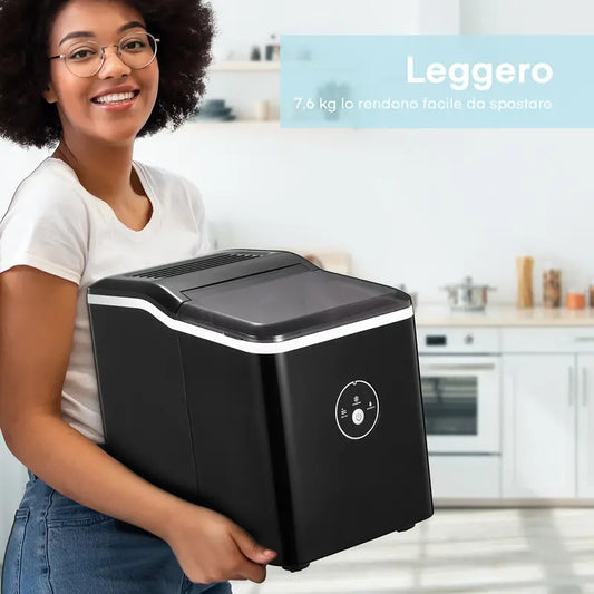 Macchina per Ghiaccio 9 Cubetti in 6 8 Minuti  120 W