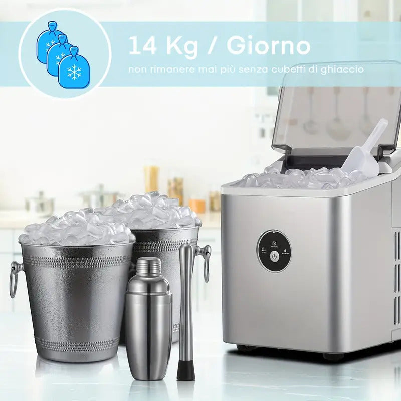 Macchina per Ghiaccio 9 Cubetti in 6 8 Minuti  120 W