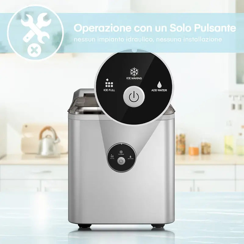 Macchina per Ghiaccio 9 Cubetti in 6 8 Minuti  120 W