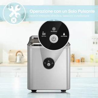 Macchina per Ghiaccio 9 Cubetti in 6 8 Minuti  120 W