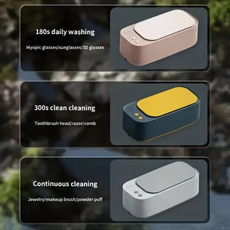 Clean 360 ° ultrasound portable jewels