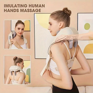 Massaggiatore 2 in 1 Ricaricabile con Terapia del Calore
