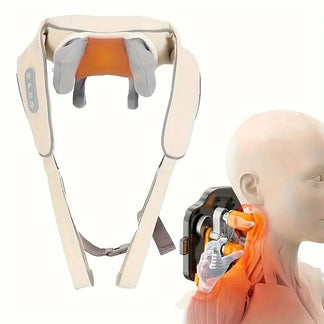 Massaggiatore 2 in 1 Ricaricabile con Terapia del Calore