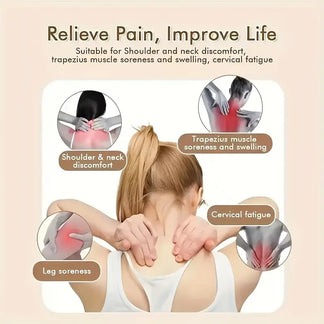 Massaggiatore 2 in 1 Ricaricabile con Terapia del Calore