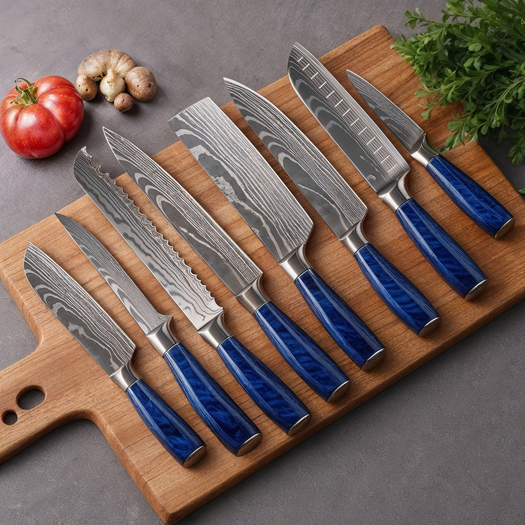 Set Coltelli Giapponesi 8 Pezzi Design Unico