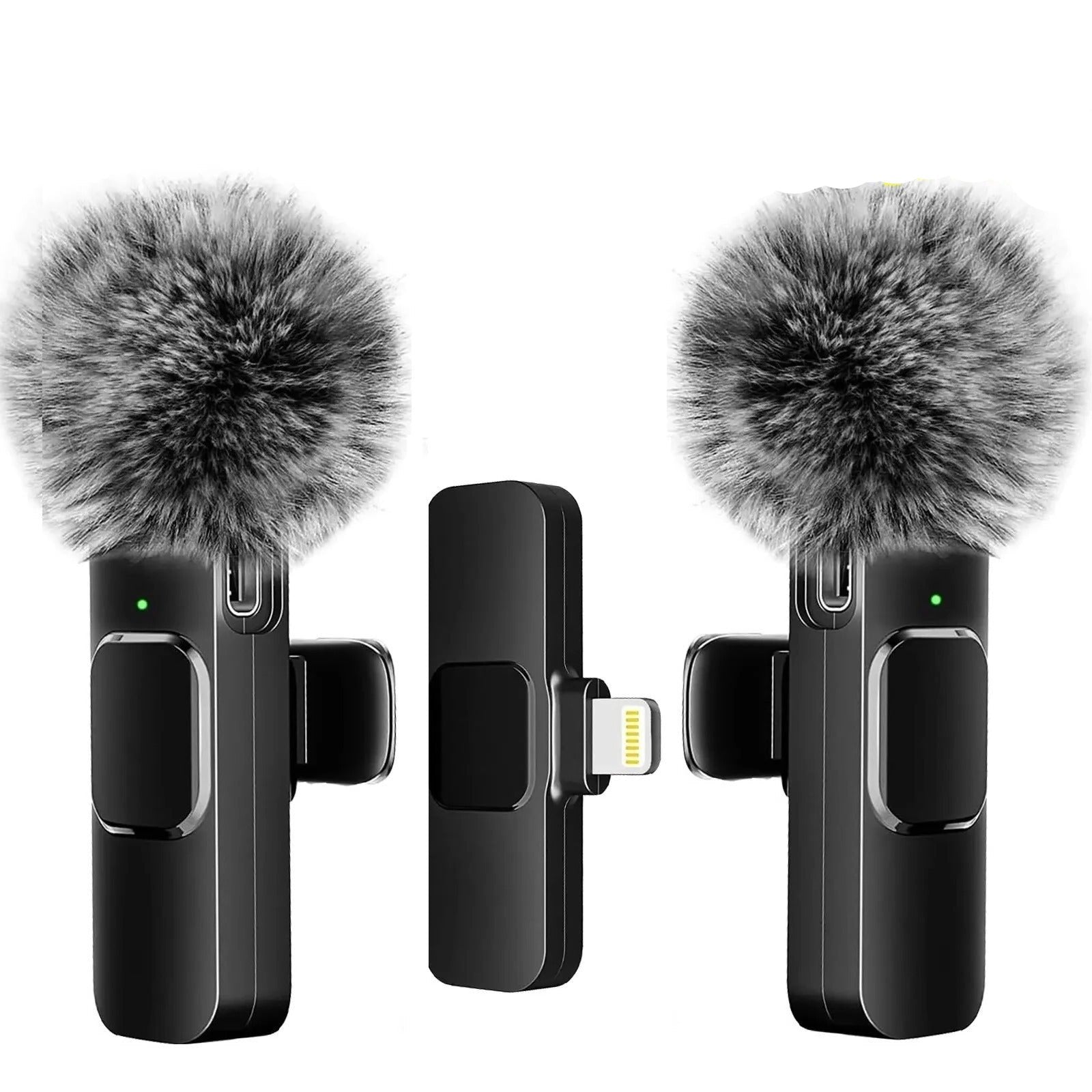 Microfono Wireless portatile per iPhone e Android - Registrazione audio e video, riduzione del rumore