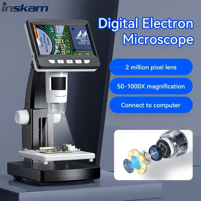 Microscopio digitale 1000X con 8 LED