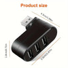 Mini Adattatore Hub USB Ruotabile con 3 Porte per Laptop e PC MigliorPrezzi.com