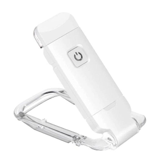 Mini Luce da Lettura a Clip LED Ricaricabile USB con Luminosità Regolabile
