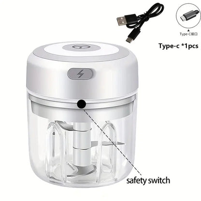 Mini Electrical Usb-C Food Electric Chop