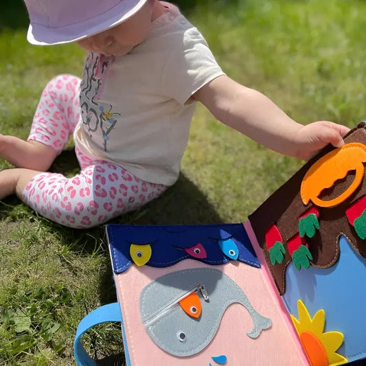 Libro in Feltro per Bambini 1-6 Anni | Gioco Educativo