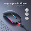 Mouse Wireless Ricaricabile Ultra Sottile con Retroilluminazione LED Dual Mode MigliorPrezzi.com