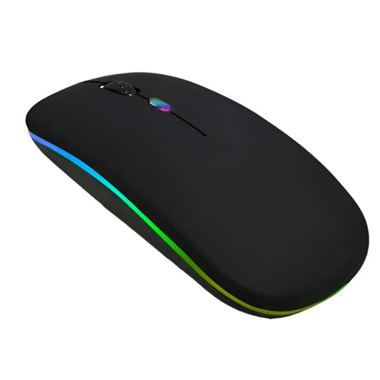 Mouse wireless silenzioso con retroilluminazione RGB e DPI regolabile