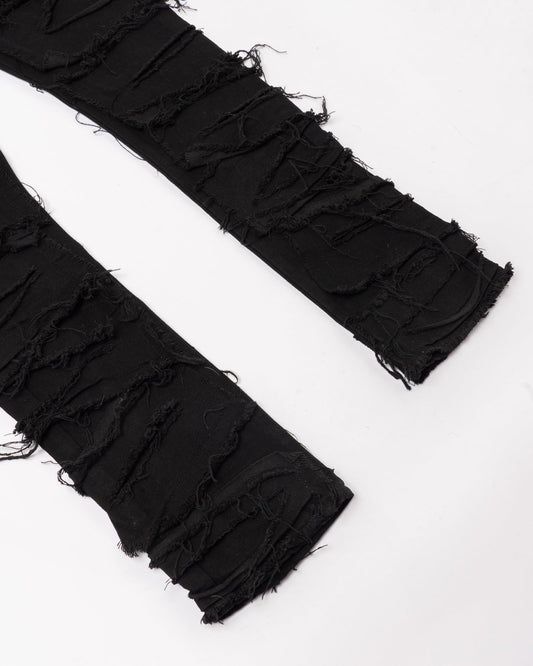 Denim Nero Special Edition™ | Effetto Strappato Integrale