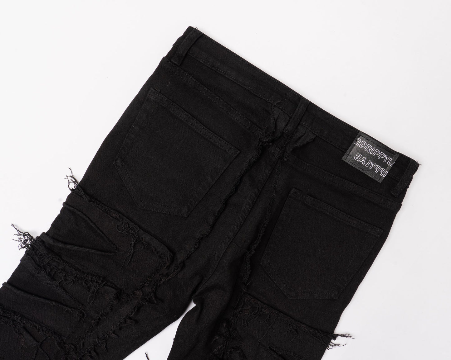 Denim Nero Special Edition™ | Effetto Strappato Integrale