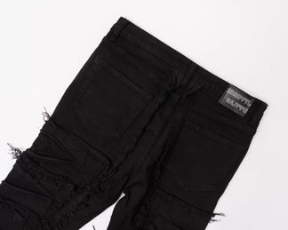 Denim Nero Special Edition™ | Effetto Strappato Integrale