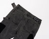 Flared Denim | Jeans Flare Nero-Grigio