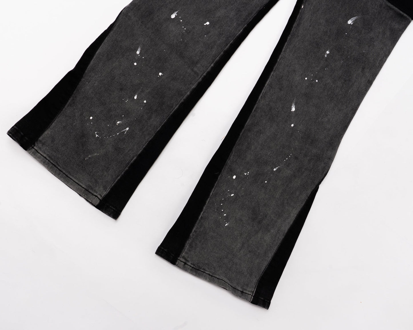 Flared Denim™ | Jeans Flare Nero-Grigio