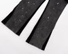 Flared Denim | Jeans Flare Nero-Grigio
