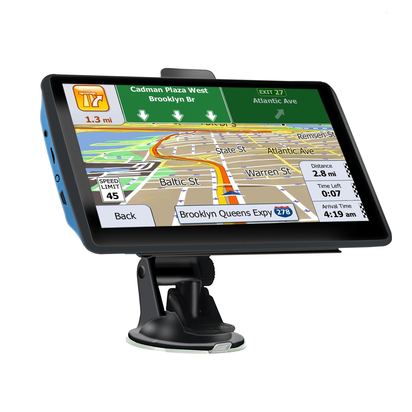 Navigatore GPS 7 Pollici per Auto e Camion, Mappe Europa e Nord America 2024