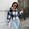 Giacca Flanella Donna | Stile a Quadri Corto in Flanella
