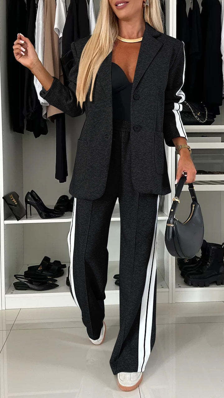 Set Blazer e Pantaloni Donna| Vestibilità Rilassata e Dettagli Sartoriali