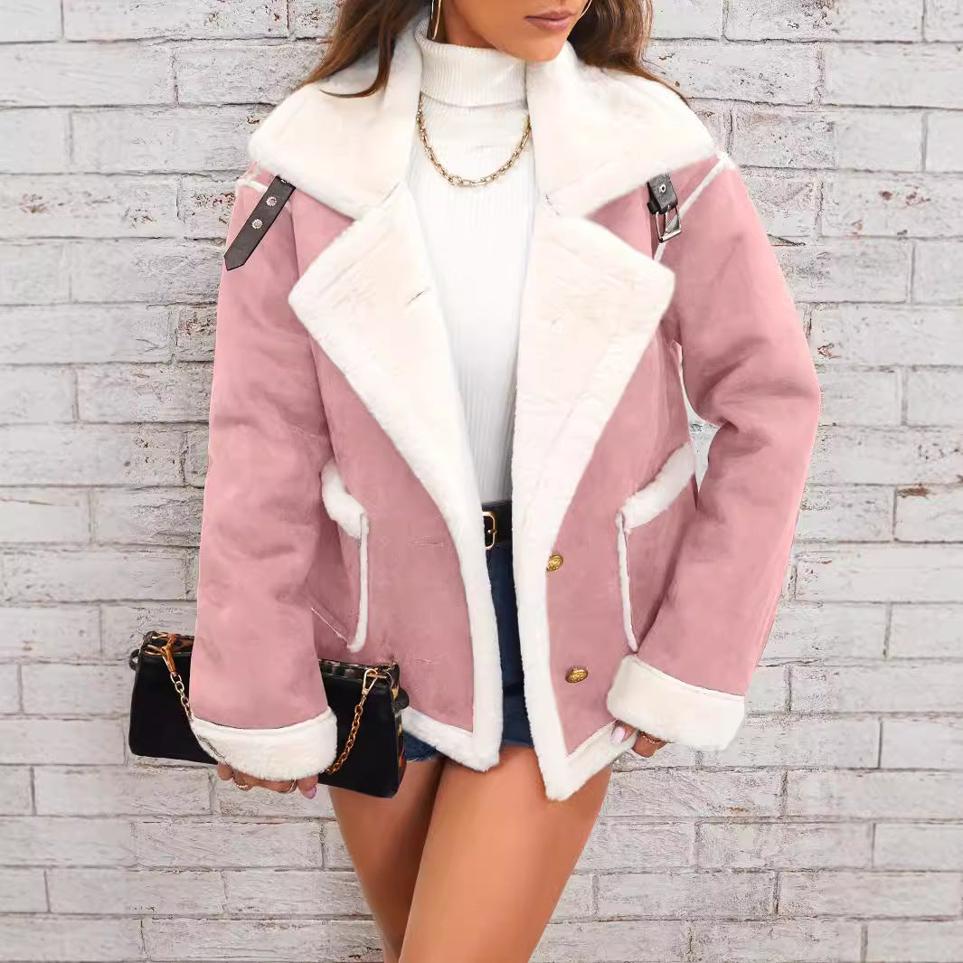 Giacca Invernale Donna | Elegante e Calda con Fodera in teddy