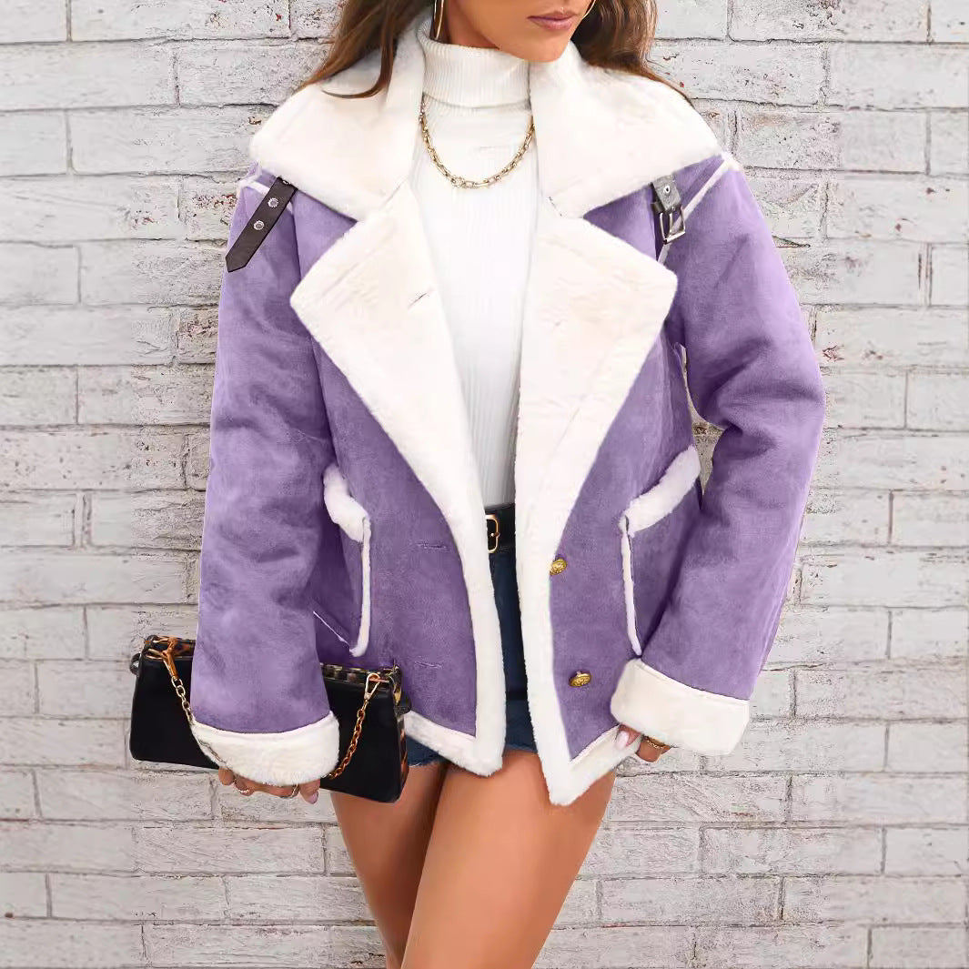 Giacca Invernale Donna | Elegante e Calda con Fodera in teddy
