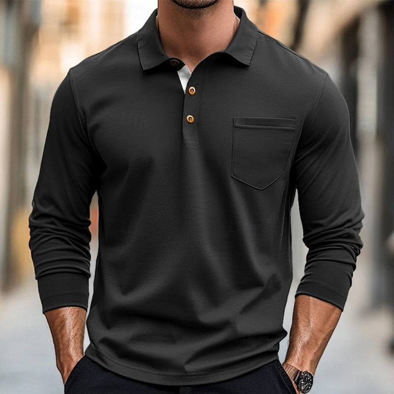 Polo Elegante Uomo| Vestibilità Aderente con Colletto Classico e Taschino
