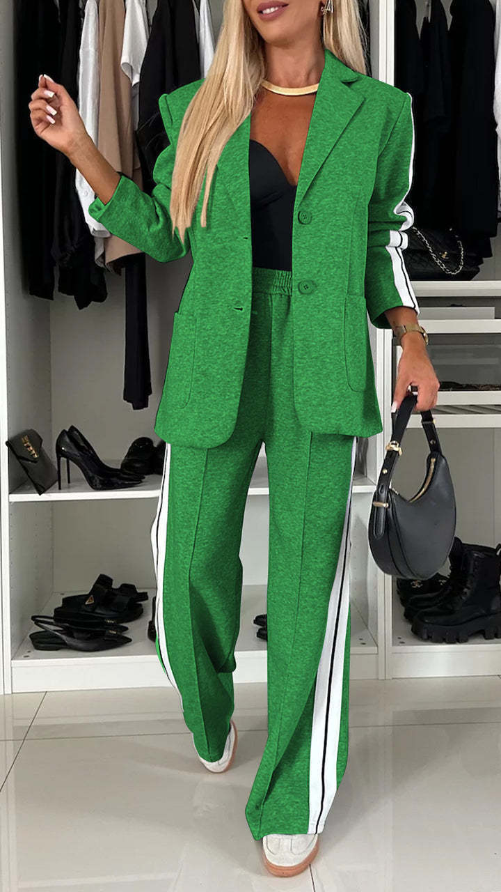 Set Blazer e Pantaloni Donna| Vestibilità Rilassata e Dettagli Sartoriali