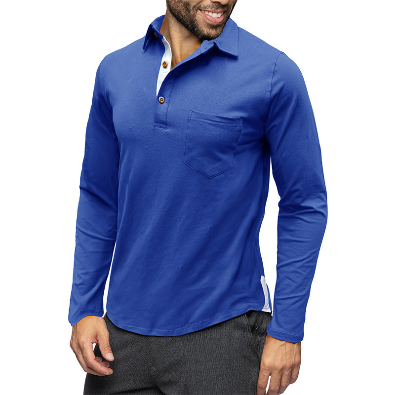Polo Elegante Uomo| Vestibilità Aderente con Colletto Classico e Taschino