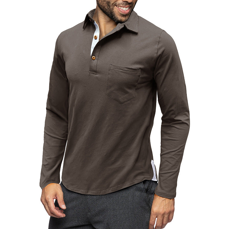 Polo Elegante Uomo| Vestibilità Aderente con Colletto Classico e Taschino