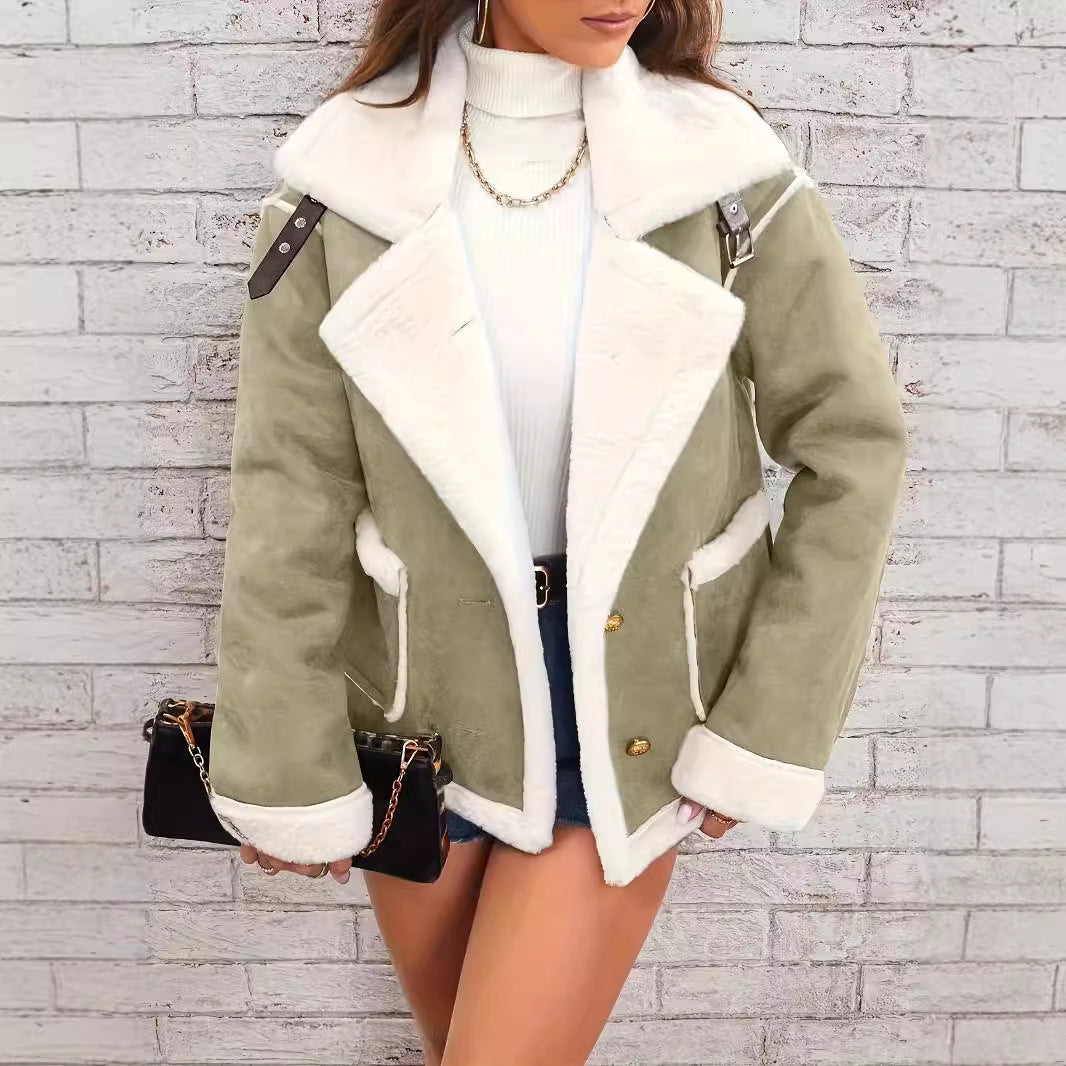 Giacca Invernale Donna | Elegante e Calda con Fodera in teddy
