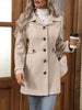 Cappotto da donna elegante con cintura e bottoni