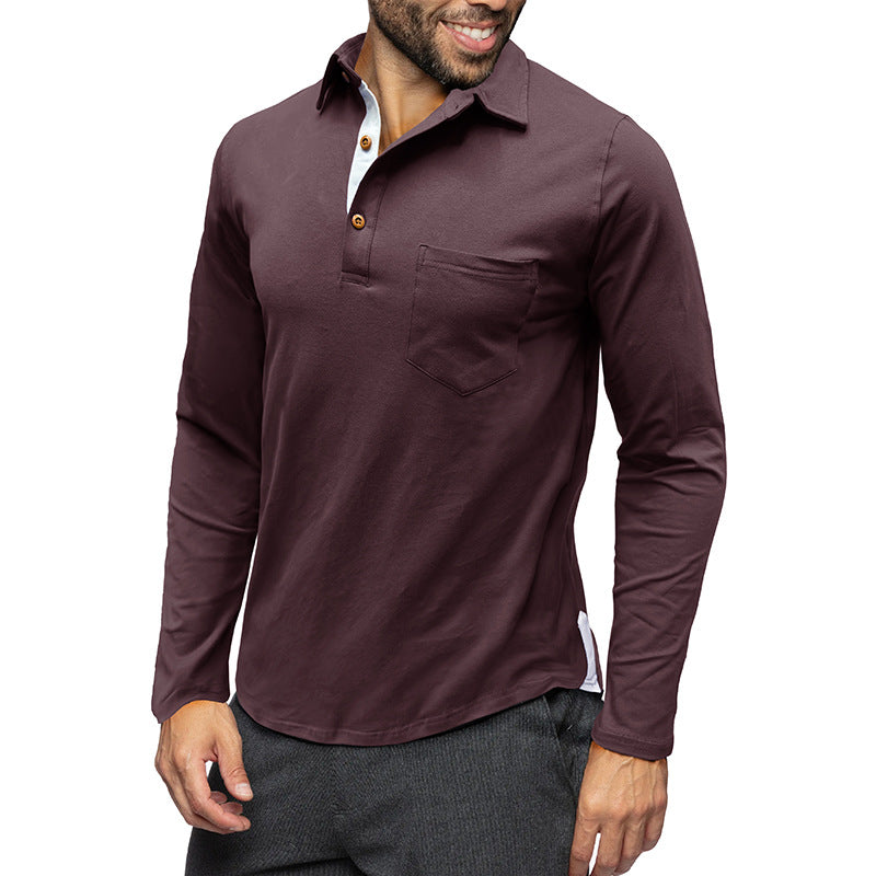 Polo Elegante Uomo| Vestibilità Aderente con Colletto Classico e Taschino