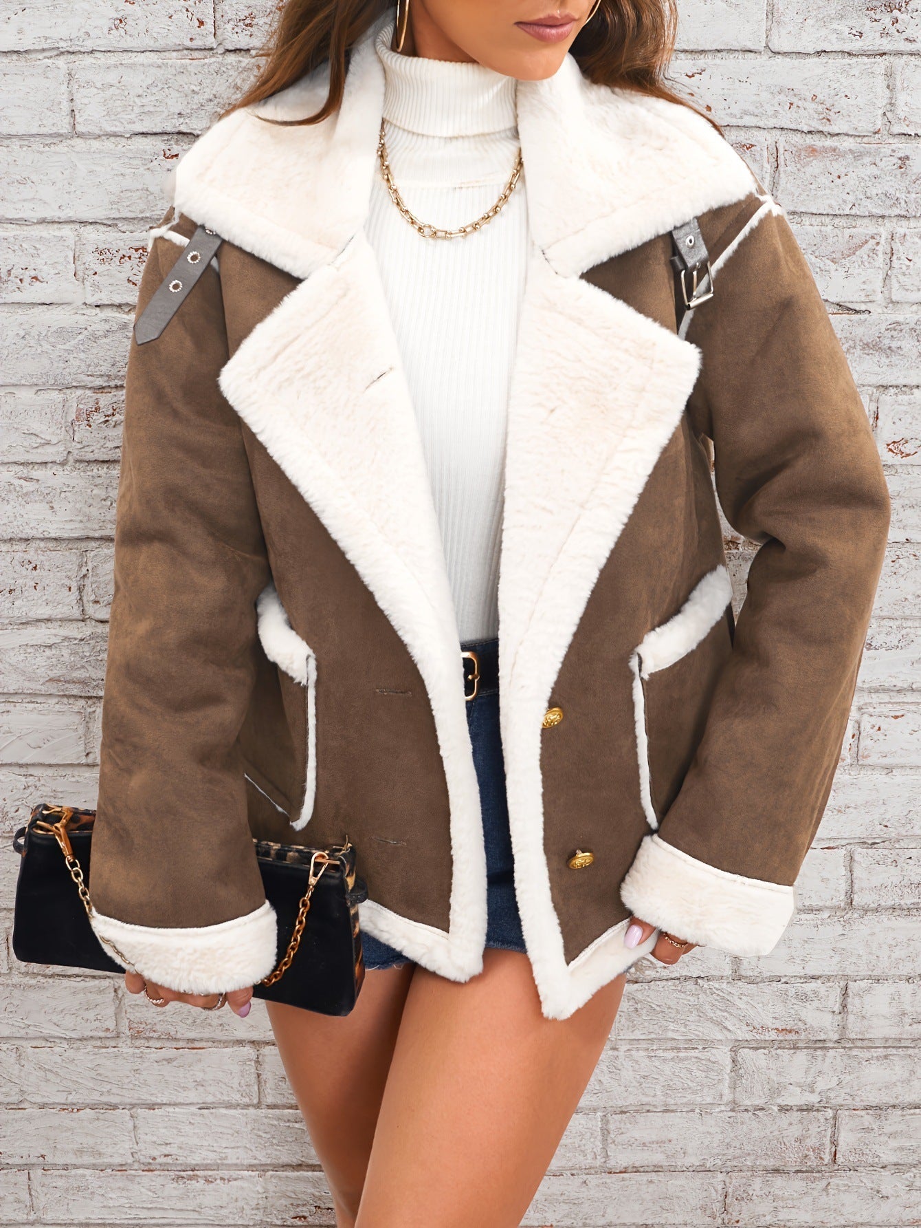Giacca Invernale Donna | Elegante e Calda con Fodera in teddy