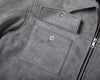 Giacca in Pelle Uomo | Modello Scamosciato Morbido e Versatile