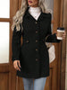 Cappotto da donna elegante con cintura e bottoni
