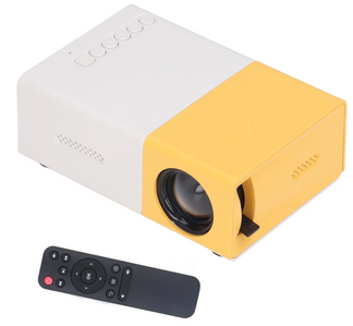 Mini HD LED portable projector, perfect for all devices