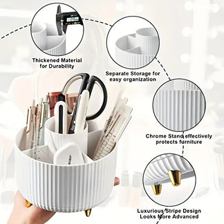 Organizzatore Trucco Rotante 360°  Contenitore Cosmetico Multifunzionale