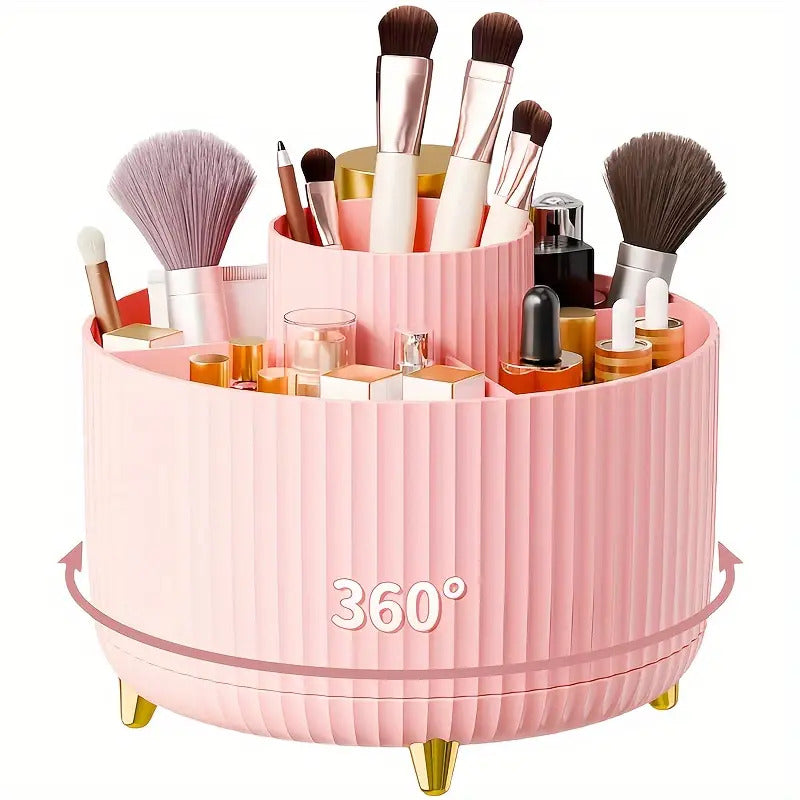 Organizzatore Trucco Rotante 360°  Contenitore Cosmetico Multifunzionale