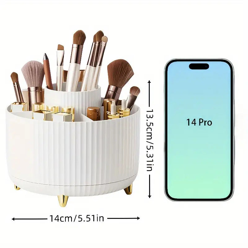 Organizzatore Trucco Rotante 360°  Contenitore Cosmetico Multifunzionale