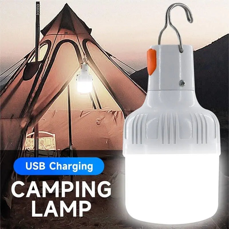 Rechargeable LED Camping Lantern with Hook & USB MigliorPrezzi.com