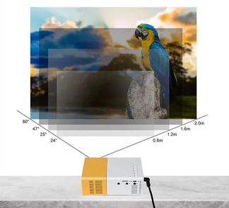 Mini HD LED portable projector, perfect for all devices