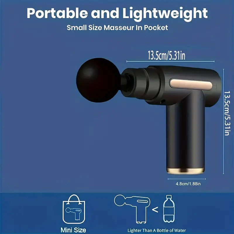 Portable percussion portable massive gun